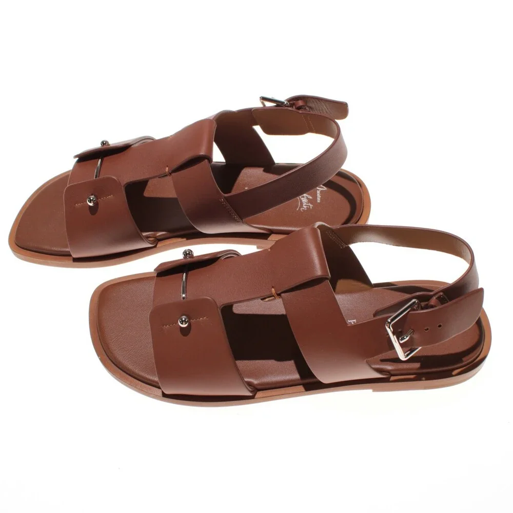 Christian Louboutin NWB Chambeliss Sandals Size 43 (US 10) in Brown Leather